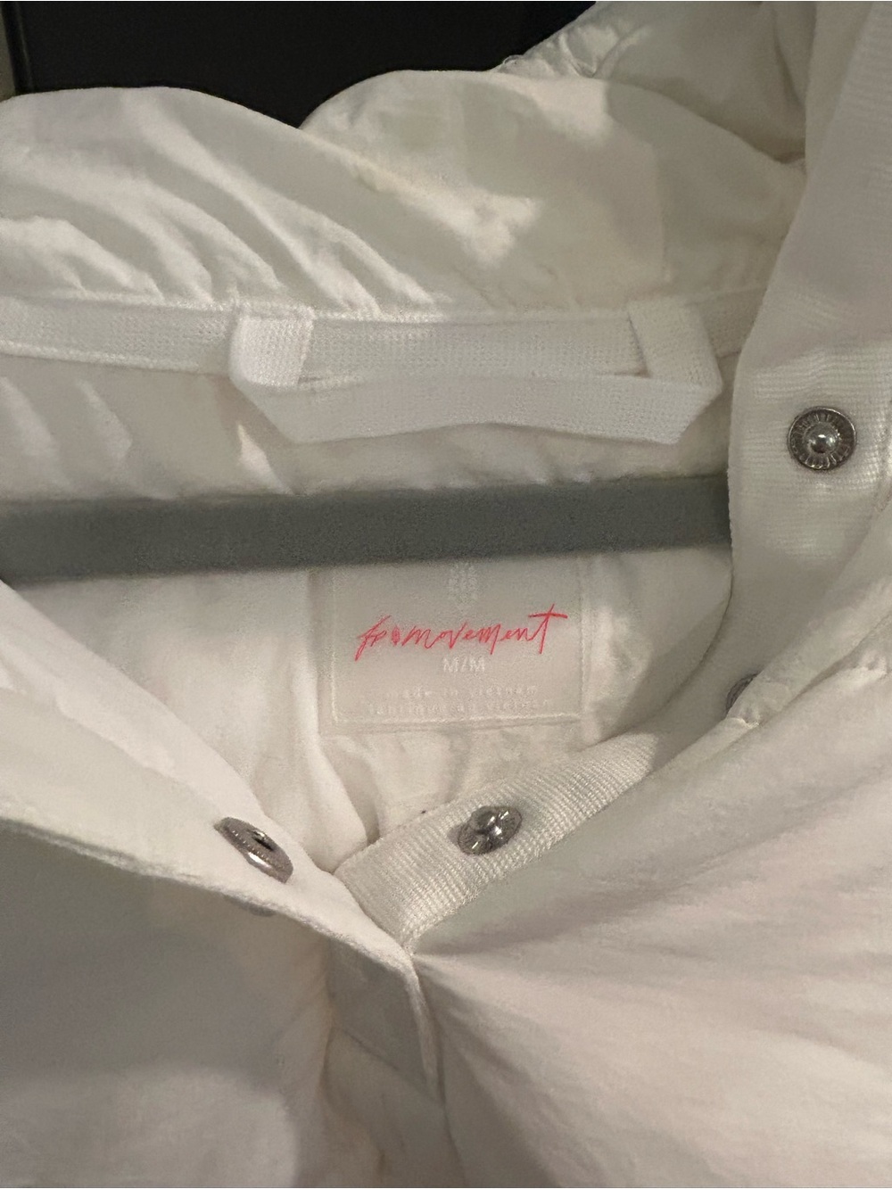 Free People Movement Pippa packable puffer jacket Size M/M. 3/4 snap .